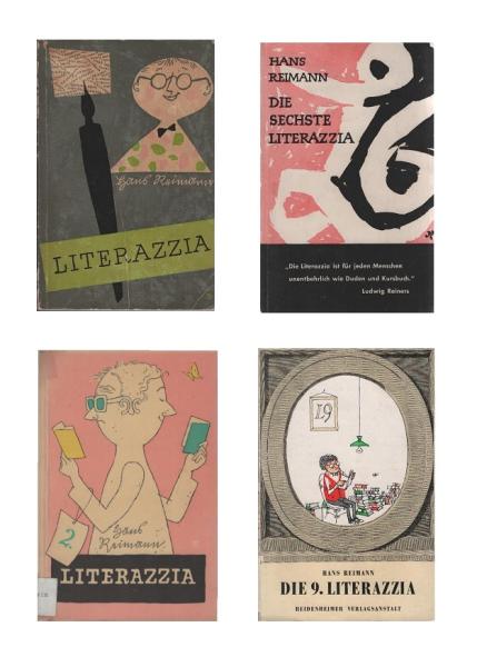 Konvolut. Die Literazzia. Ein Streifzug durchs Dickicht der Bücher. 4 Bücher.