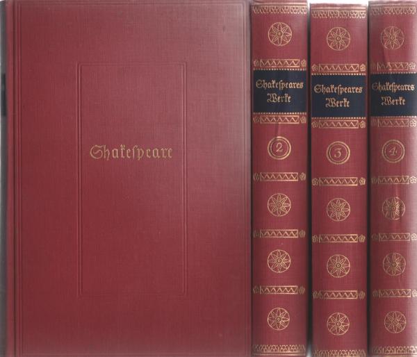 Shakespeare Dramatische Werke in vier Bänden.