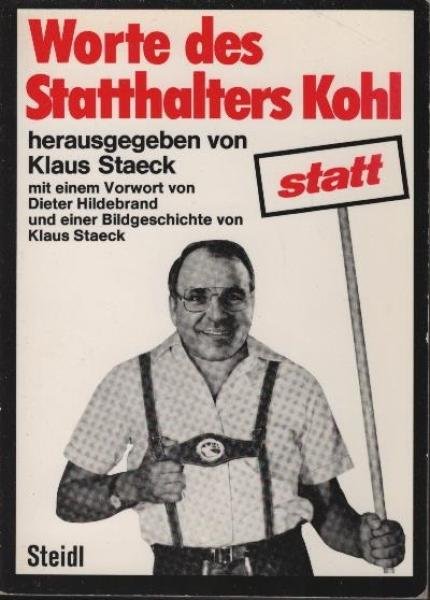 Worte des Statthalters Kohl.