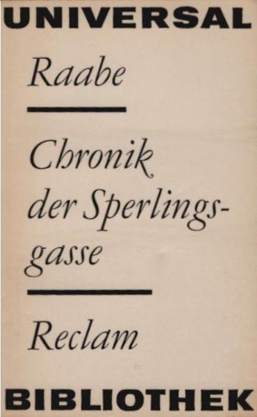 Die Chronik der Sperlingsgasse.