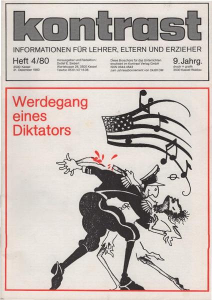 kontrast : Informationen für Lehrer, Eltern u. Erzieher ; Heft 4 / 80