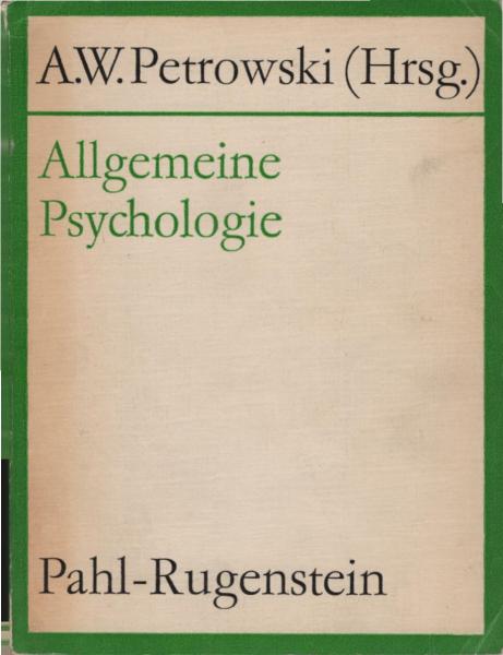 Allgemeine Psychologie.