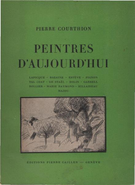 Peintres d'aujoud'hui.