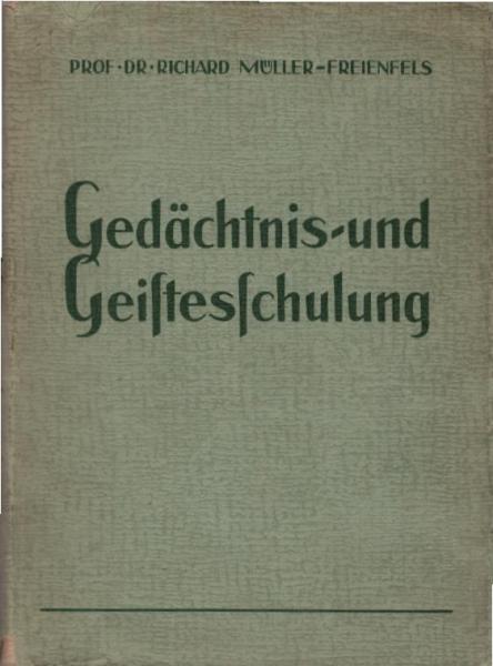 Gedächtnis- und Geistesschulung.