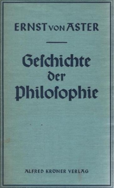 Geschichte der Philosophie.