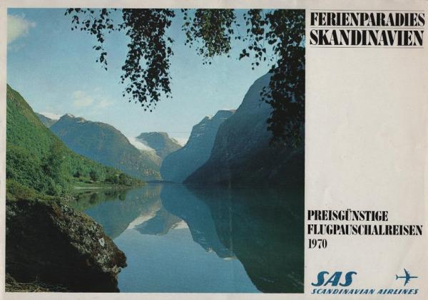 Ferienparadies Skandinavien : Preisgünstige Flugpauschalreisen 1970 (Werbeschrift)