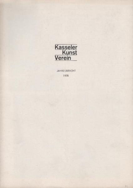 Jahresbericht 1978.