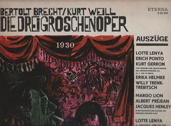 Die Dreigroschenoper [Vinyl, LP, Mono]
