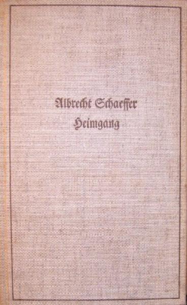 Heimgang : Novelle.
