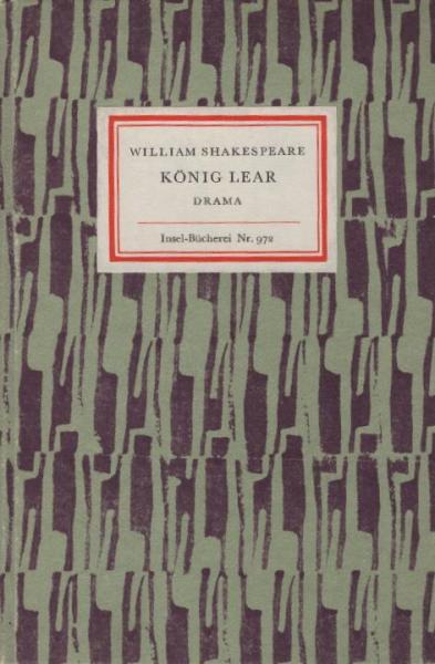 König Lear : eine Tragödie.