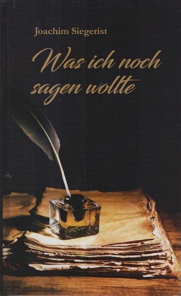 Was ich noch sagen wollte.