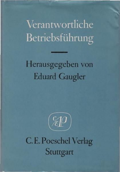 Verantwortliche Betriebsführung : Professor Dr. Guido Fischer z. 70. Geburtstag am 8. Juni 1969.
