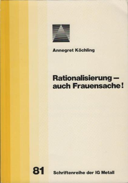 Rationalisierung - auch Frauensache!.