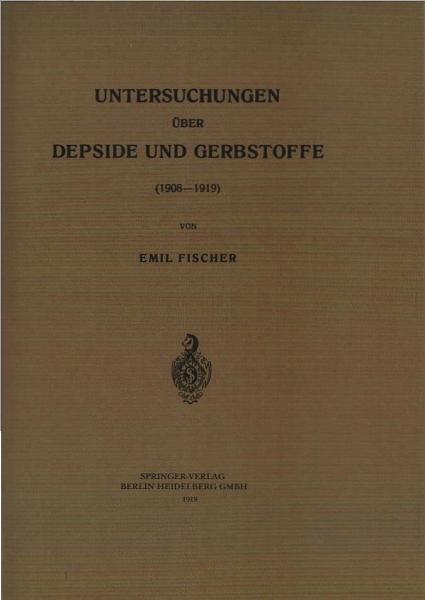 Untersuchungen über Depside und Gerbstoffe (1908-1919).