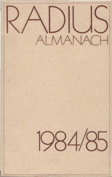Radius Almanach 1984/85.