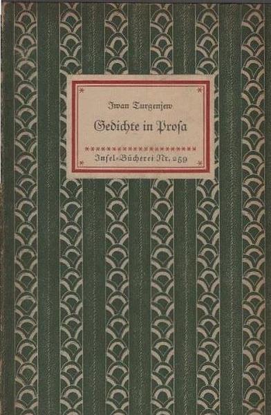 Gedichte in Prosa.