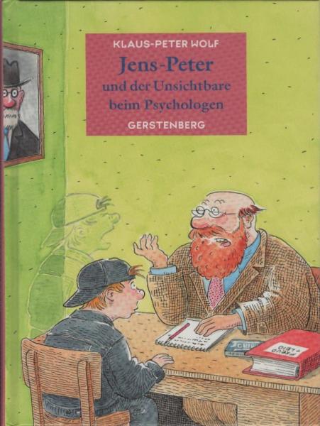 Jens-Peter und der Unsichtbare beim Psychologen.