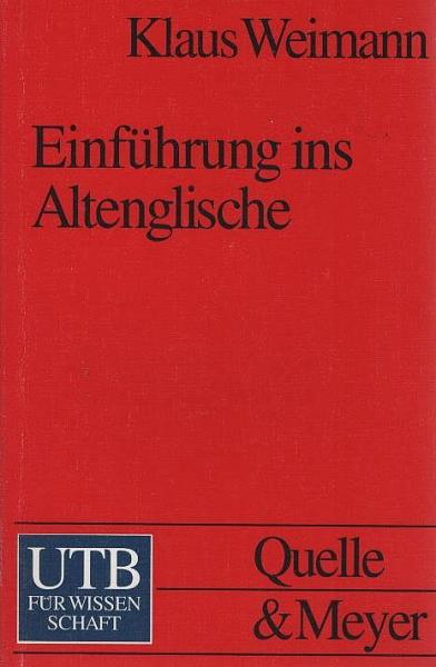 Einführung ins Altenglische.