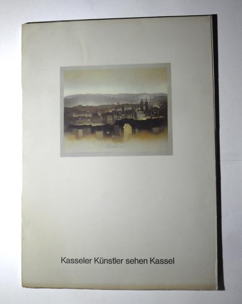 Kasseler Künstler sehen Kassel. Mappe mit 13 Bildtafeln.
