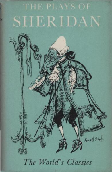 The plays of Richard Brinsley Sheridan.