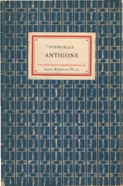 Antigone : Eine Tragödie.
