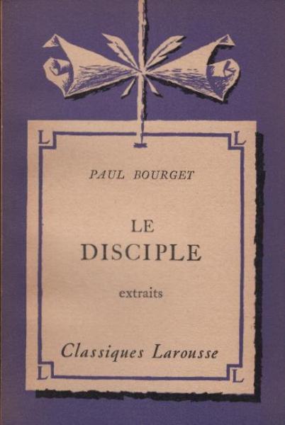 Le disciple : extraits