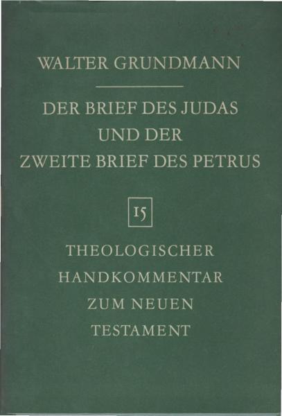 Der Brief des Judas und der zweite Brief des Petrus.