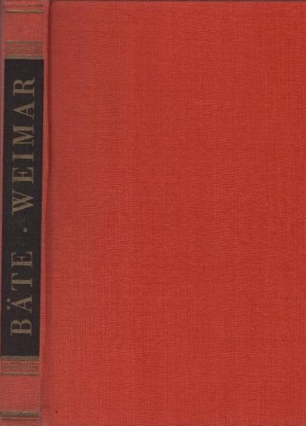 Weimar : Antlitz e. Stadt.