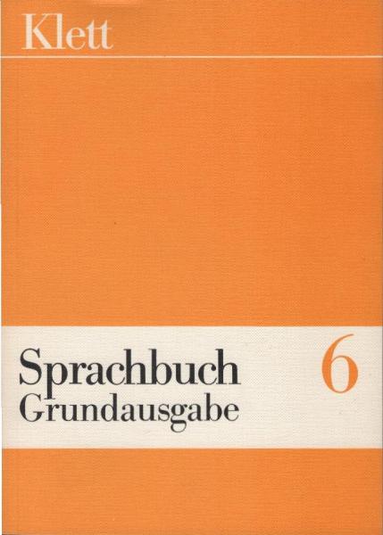 Sprachbuch; Teil: Grundausgabe.