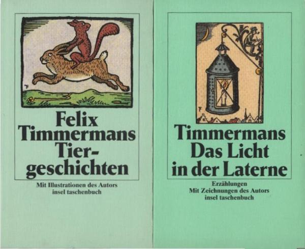 Felix Timmerman in der Reihe Insel - Taschenbuch : it. 2 Bücher ; Bücherpaket; Konvolut.