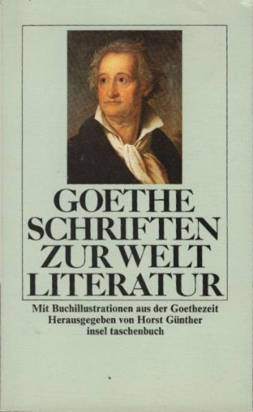Schriften zur Weltliteratur.