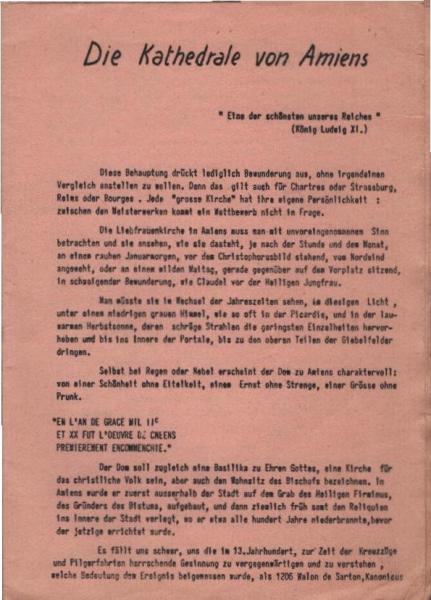 Die Kathedrale von Amiens.