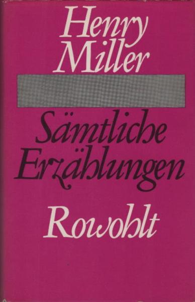 Sämtliche Erzählungen.