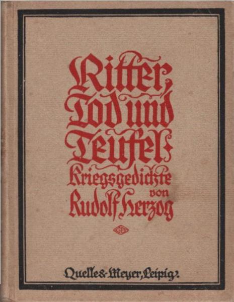 Ritter, Tod und Teufel : Kriegsgedichte.