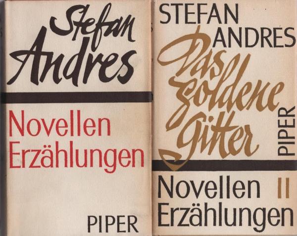 Novellen und Erzählungen. 2 Bände.