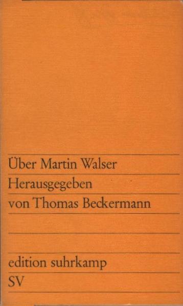 Über Martin Walser.