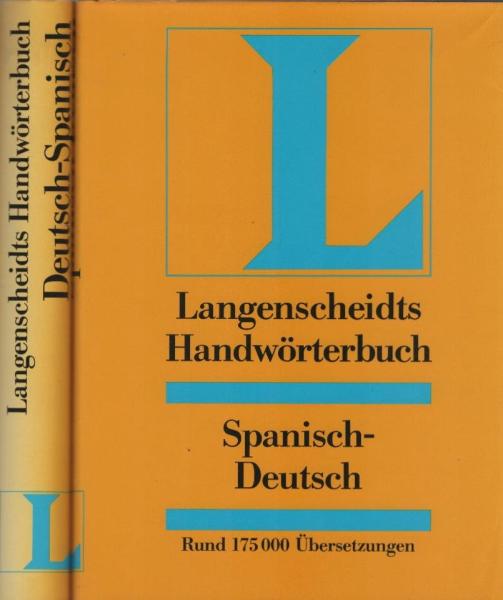 Langenscheidts Handwörterbuch Spanisch. 2 Bände.