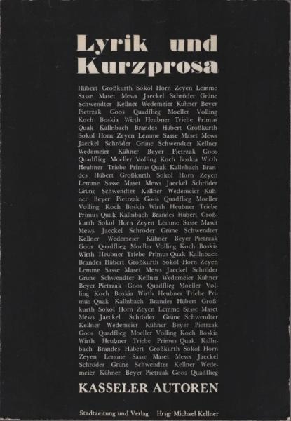Lyrik und Kurzprosa : Kasseler Autoren