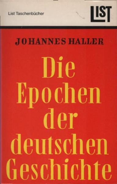 Die Epochen der deutschen Geschichte.