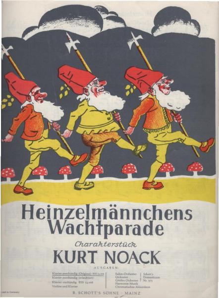 Heinzelmännchens Wachtparade : Charakterstück : Klavier zu 2 Händen, (Original).