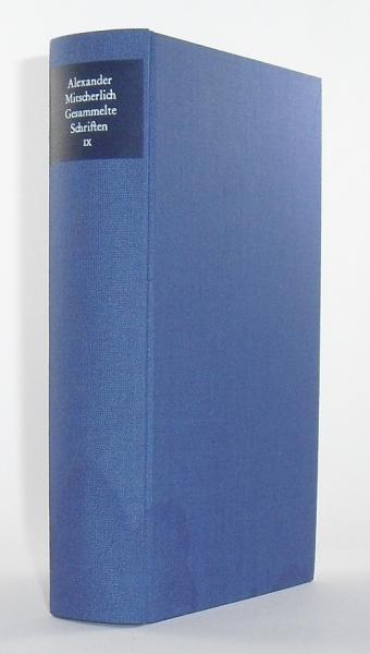 Mitscherlich, Alexander: Gesammelte Schriften; Teil: 9., Vorlesungen : 1.