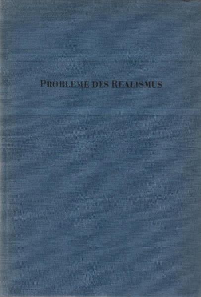 Probleme des Realismus in der Weltliteratur.