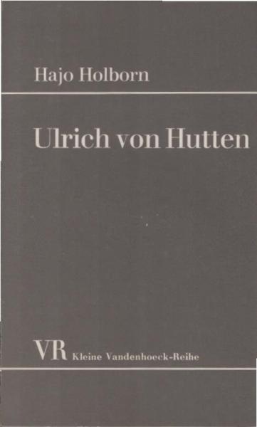 Ulrich von Hutten.