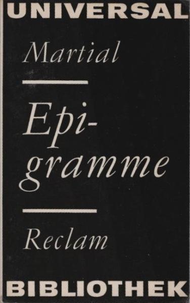 Epigramme : Ausw.