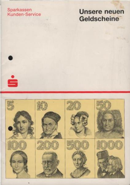 Unsere neuen Geldscheine.
