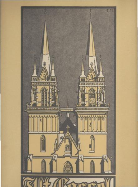 Alt-Cassel. 16 Federzeichnungen von Ernst Metz.