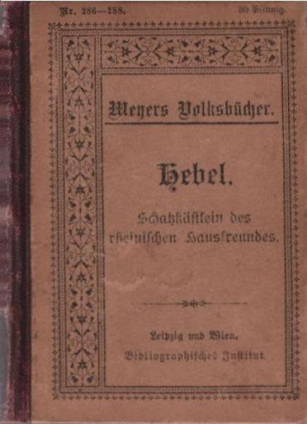 Schatzkästlein des rheinischen Hausfreundes.