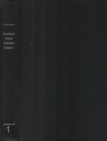 Hausbuch neuen deutschen Humors.