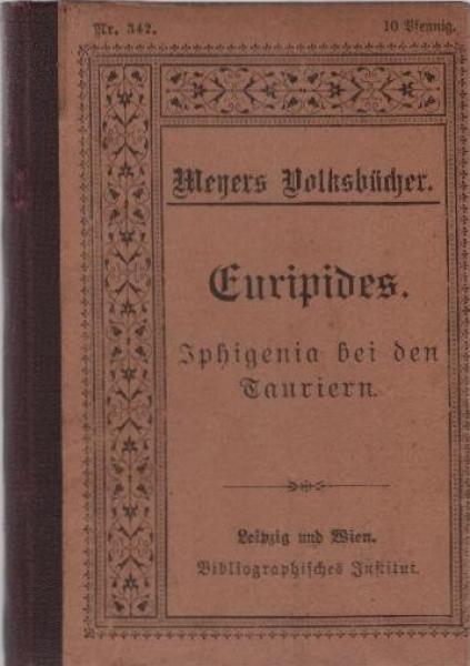 Iphigenia bei den Tauriern : ein Trauerspiel.