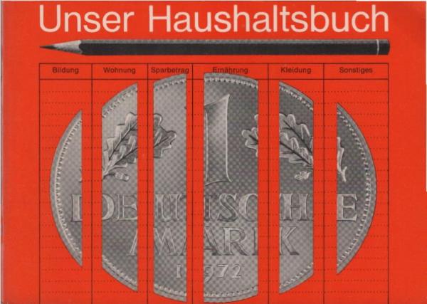 Unser Haushaltsbuch (Werbeschrift)